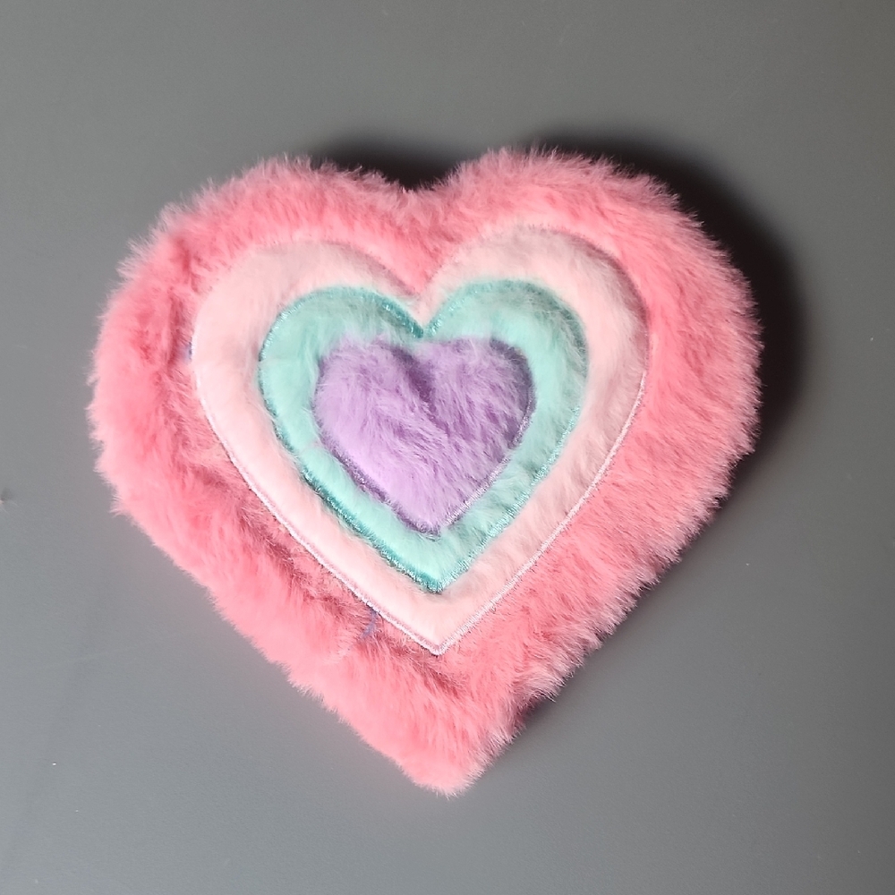 Fluffy Pink Heart Shaped Notebook
